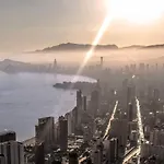 Skyline 33 2 Vistas Al Mar Y Montana Lägenhet Benidorm